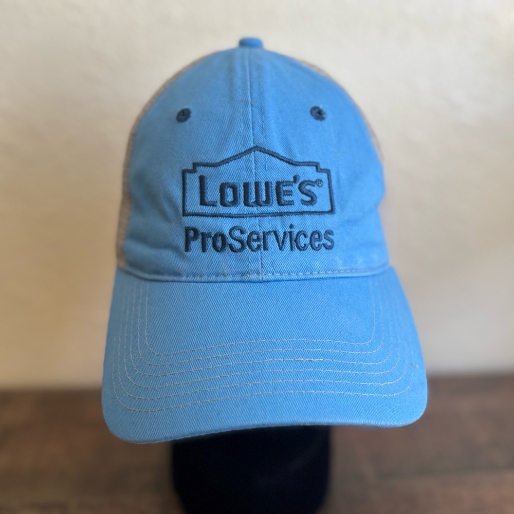 Lowe’s Light Blue Pro Services Employee Mesh Hat Adjustable